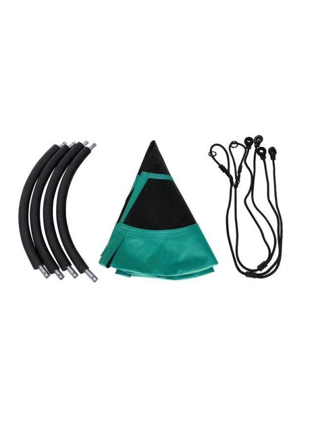 Sūpynių lizdas Stārķa, Ø 120 cm, žaliai juodas 2