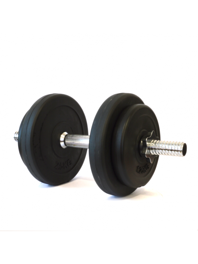 Surenkamas Cementinis Hantelis Tomaz Sport Start 10 kg Plieno Grifas