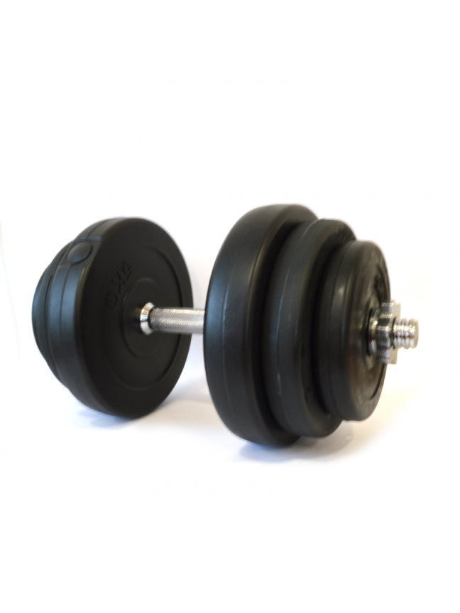 Surenkamas Cementinis Hantelis Tomaz Sport Start 20 kg Plieno Grifas