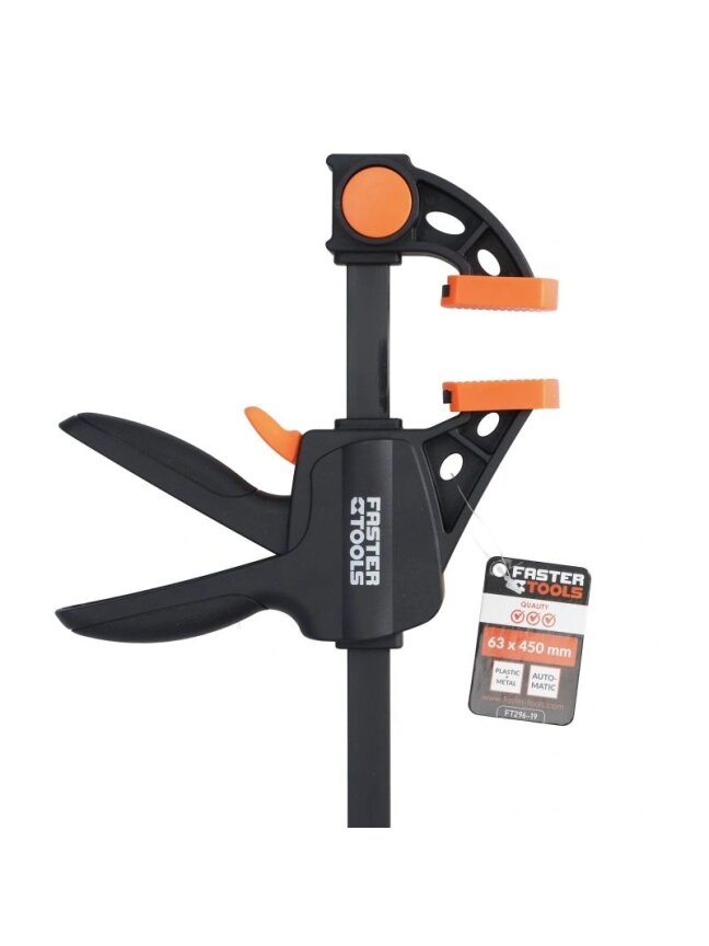 Suspaudėjas automatinis staliaus FASTER TOOLS | 63 × 450 mm 1