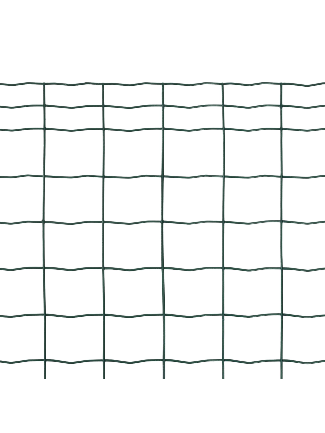 Suvirintas tinklas, 2,5 x 60 x 50 x 1000 mm, 15m, žalias 1