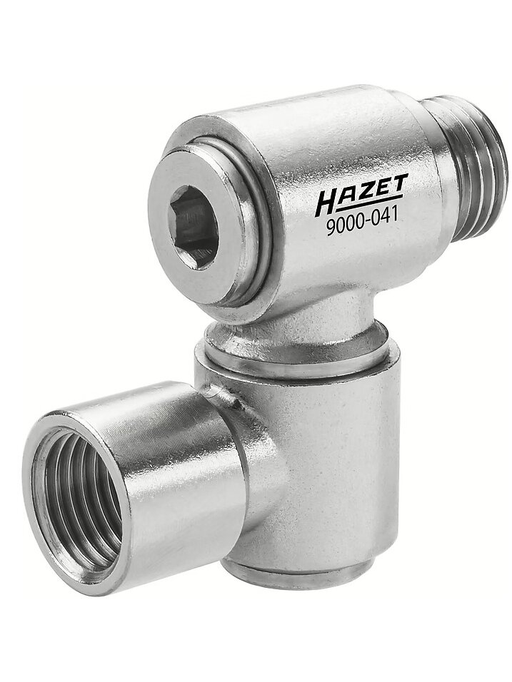 Suspausto oro sujungimas šarnyras 1/4 (9000-041, HAZET) Suspausto oro sujungimas šarnyras 1/4 (9000-041, HAZET)