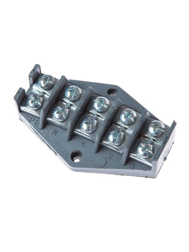 Sujungimo kaladėlė Elektroplast 5 x 10 mm², pilka Sujungimo kaladėlė Elektroplast 5 x 10 mm², pilka