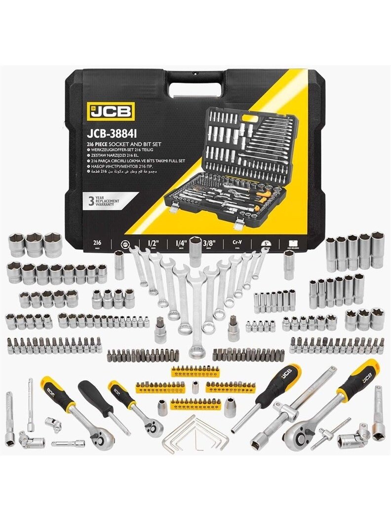 Sukimo įrankių komplektas JCB 216 vnt 1