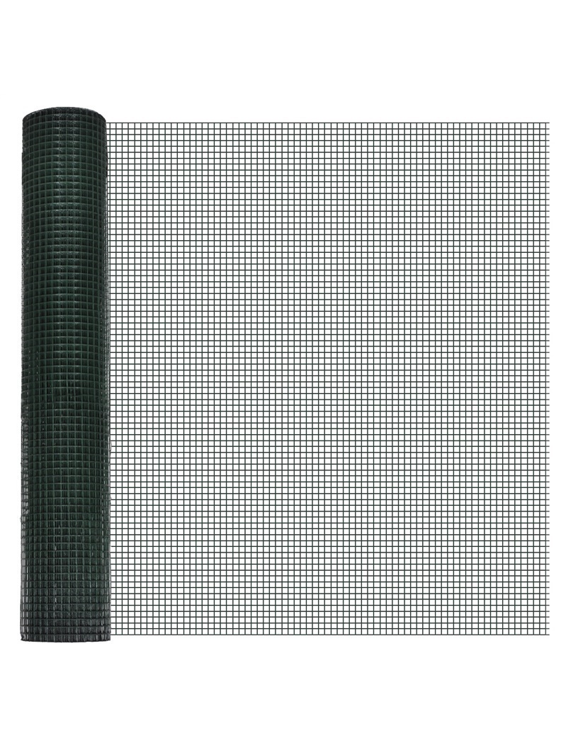 Suvirintas tinklas, 2,1 x 25.4 x 12.7 x 1000 mm, žalias, 25m 2 Suvirintas tinklas, 2,1 x 25.4 x 12.7 x 1000 mm, žalias, 25m 2