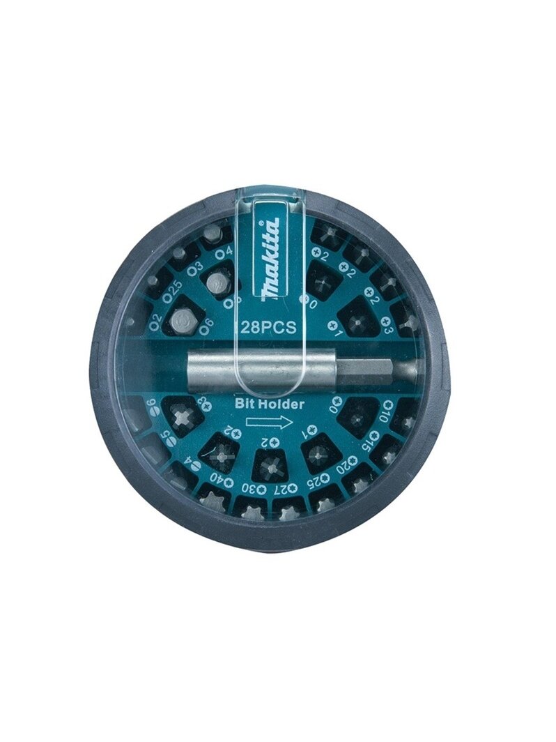 Sukimo antgalių rinkinys Makita B-28911, 28 vnt.