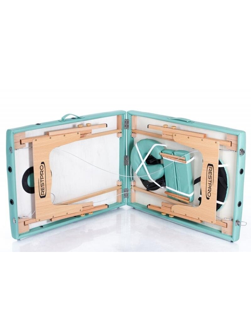 Sulankstomas Masažo Stalas Restpro Classic 2 Blue-green 2 Sulankstomas Masažo Stalas Restpro Classic 2 Blue-green 2