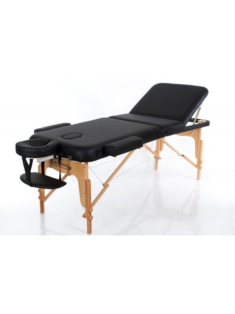 Sulankstomas masažo stalas Restpro Vip 3 Black Sulankstomas masažo stalas Restpro Vip 3 Black
