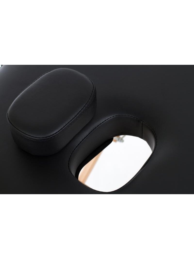 Sulankstomas masažo stalas Restpro Vip Oval 3 Black 6 Sulankstomas masažo stalas Restpro Vip Oval 3 Black 6