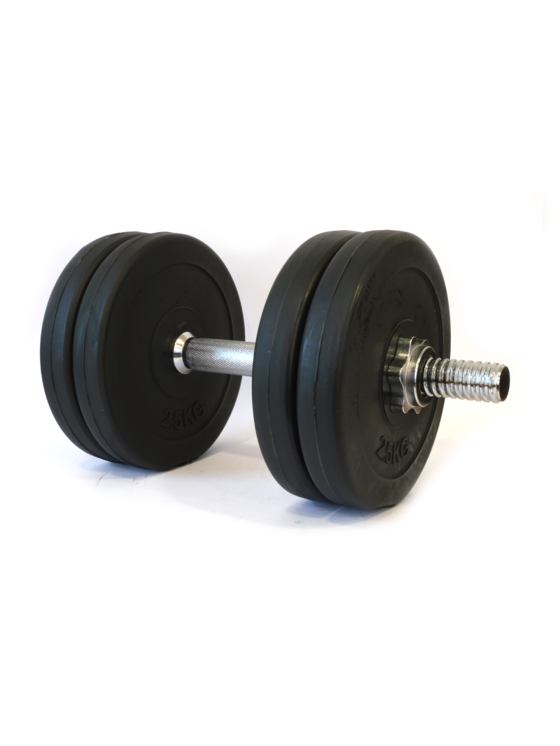 Surenkamas Cementinis Hantelis Tomaz Sport Start 12,5 kg Plieno Grifas
