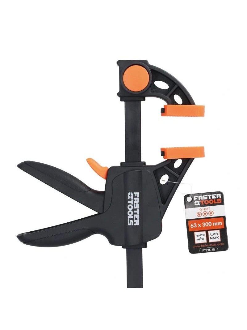 Suspaudėjas automatinis staliaus FASTER TOOLS | 63 × 300 mm 1