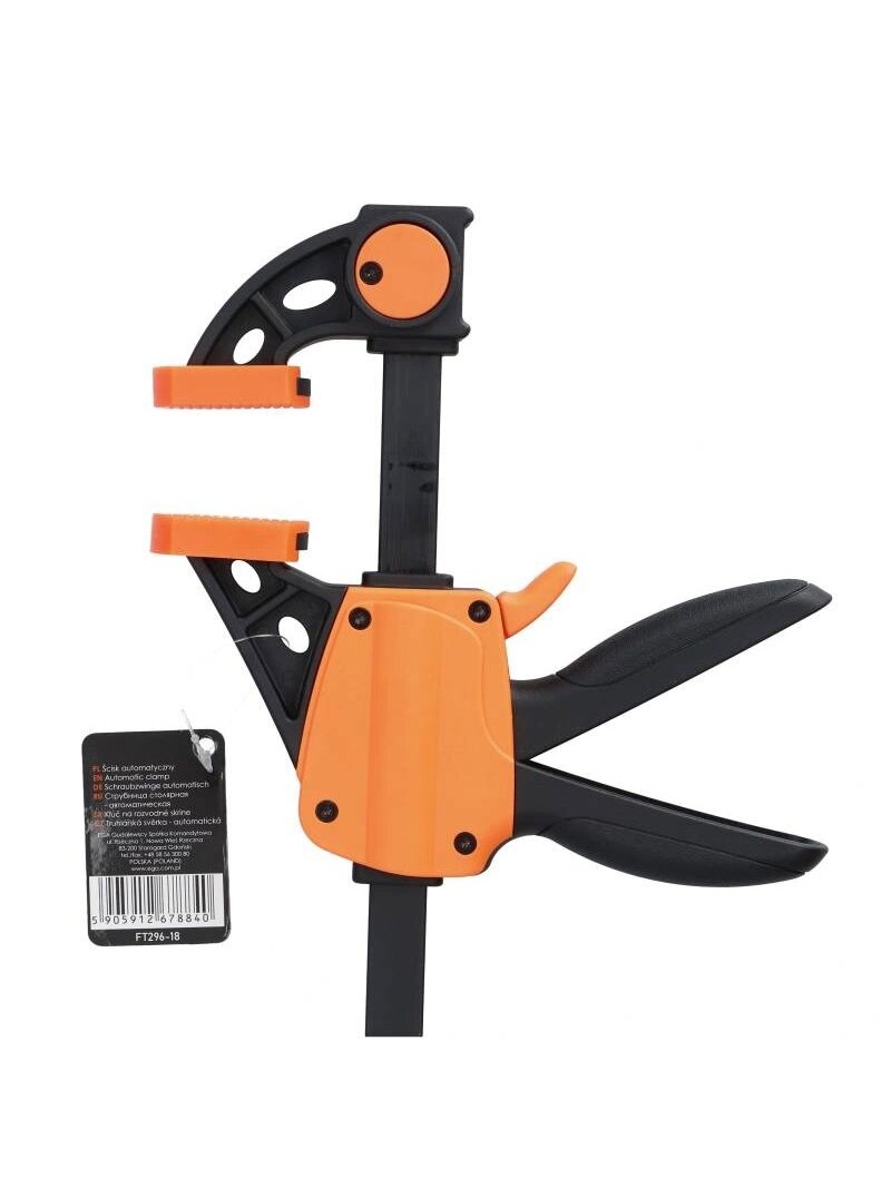 Suspaudėjas automatinis staliaus FASTER TOOLS | 63 × 300 mm 2 Suspaudėjas automatinis staliaus FASTER TOOLS | 63 × 300 mm 2