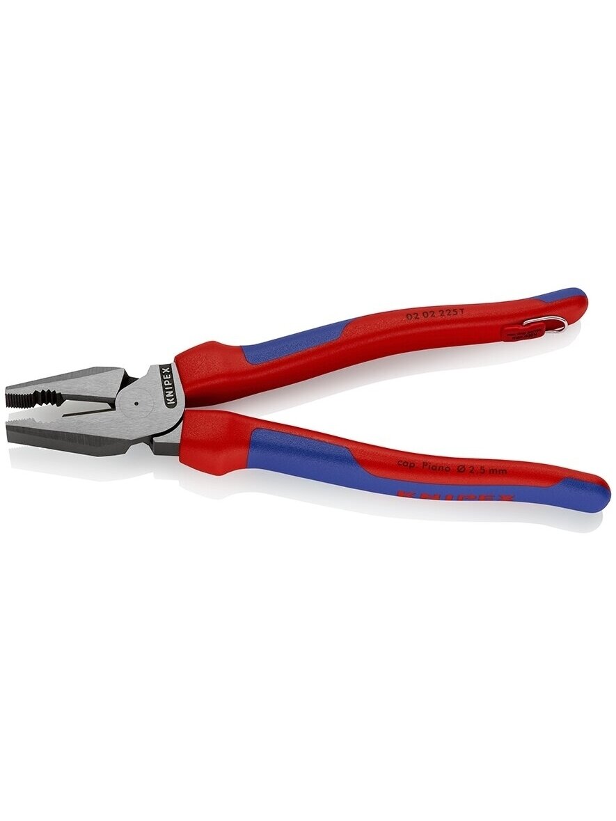 ⬡ Sustiprintos kombinuotos replės 225 mm KNIPEX (0202225T, KNIPEX)