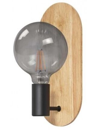 ŠVIESTUV DECOR WOOD WALL BK WD E27
