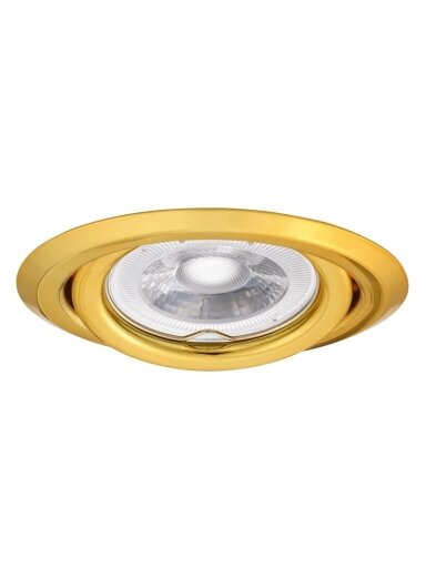 Šviestuvas įleidžiamas Kanlux Argus II, 10W, GU10, aukso