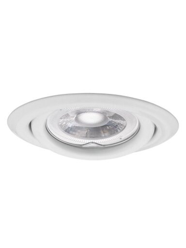 Šviestuvas įleidžiamas Kanlux Argus II, 10W, GU10, baltas