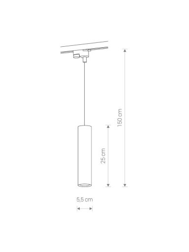 Šviestuvas kabinamas Nowodvorski TRACK EYE, 10 W, GU10,9337
