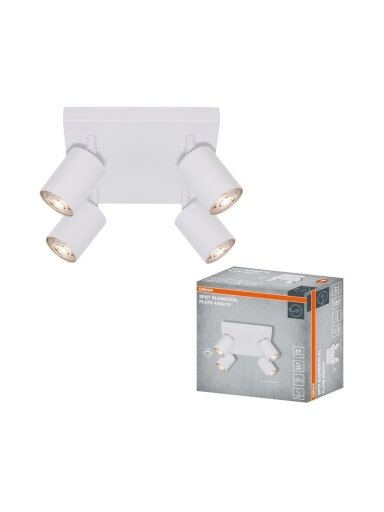 Šviestuvas Kryptinis Osram, 4xGU10, baltas. Šviestuvas Kryptinis Osram, 4xGU10, baltas.