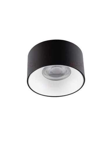 Šviestuvas lubų Kanlux Mini Riti, 10W, GU10, juodas