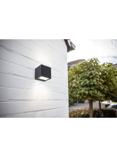 Šviestuvas Lutec GEMINI 5189114118, 9W, LED, IP54, antracito