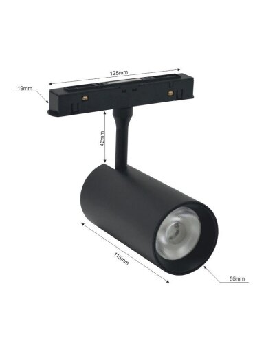 Šviestuvas Modoled Magnetic, 12 W, LED, 3000 - 6000 °K