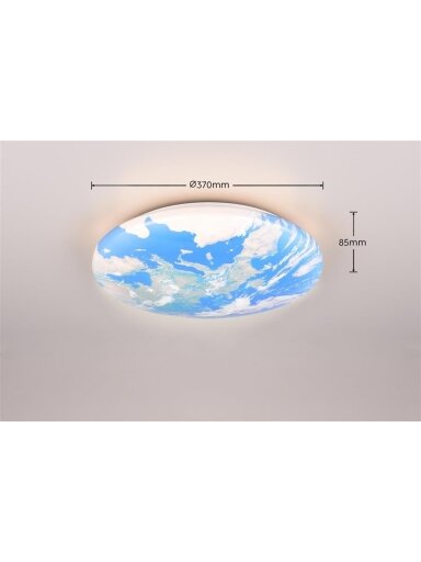 Šviestuvas plafonas Reality Terra R67471100, 15 W, 3000 °K