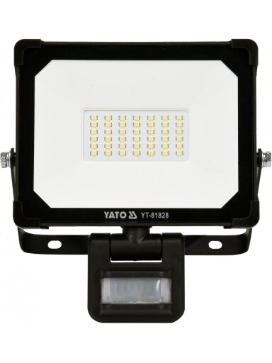 Šviestuvas SMD LED su judesio davikliu 30W 3000lm Yato