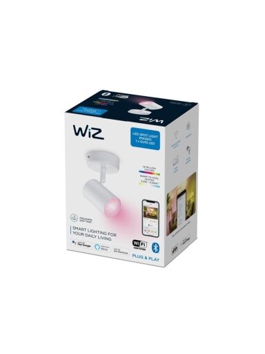 ŠVIESTUVAS TVIRTINAMAS GU10 WIFI 5W 350LM RBG TW W
