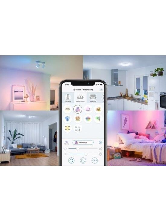 ŠVIESTUVAS TVIRTINAMAS GU10WIFI 15W 1035LM RBG TW B 2 ŠVIESTUVAS TVIRTINAMAS GU10WIFI 15W 1035LM RBG TW B 2