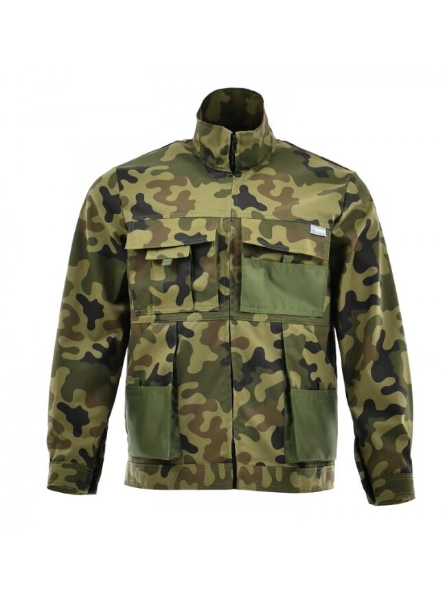 Švarkas Sara Workwear, žalia, medvilnė/poliesteris, XXL Švarkas Sara Workwear, žalia, medvilnė/poliesteris, XXL