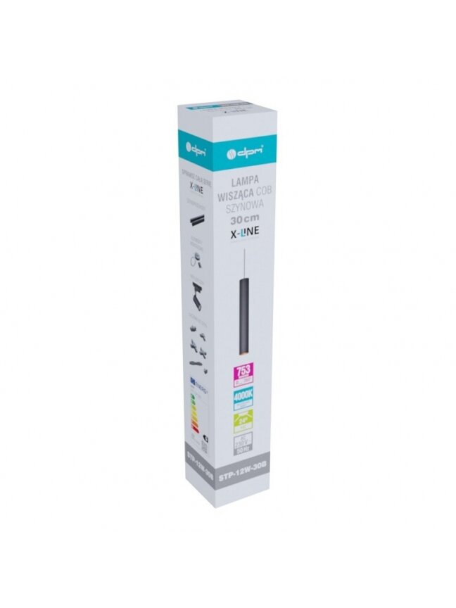 Šviestuvas bėginei sistemai DPM X-Line STP-12W-30B, 12 W,LED 2 Šviestuvas bėginei sistemai DPM X-Line STP-12W-30B, 12 W,LED 2