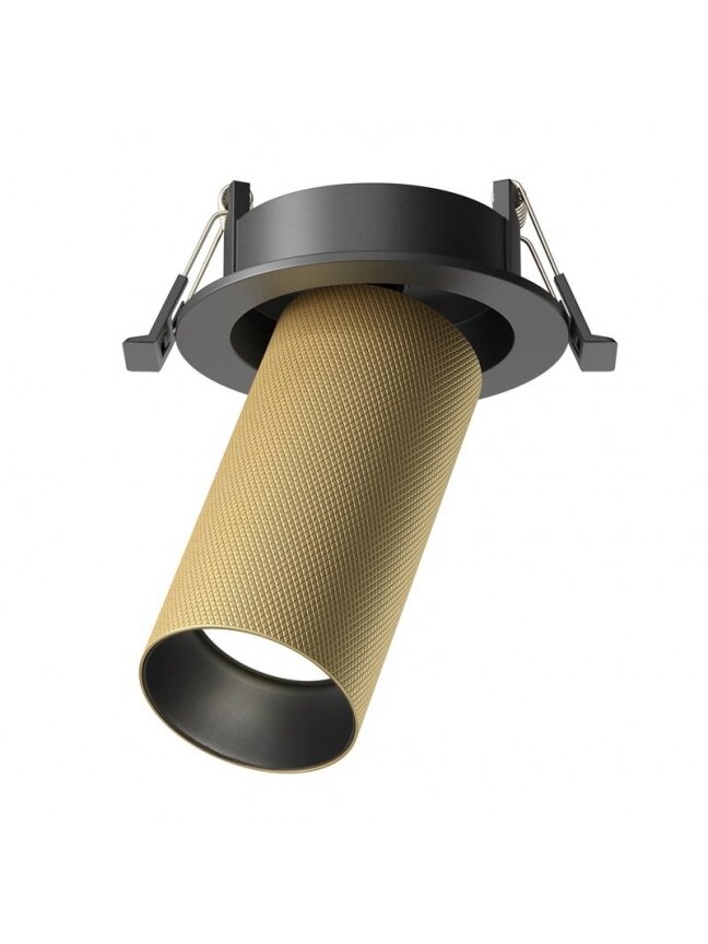 Šviestuvas įleidžiamas Maytoni Artisan, GU10, aukso/juodas