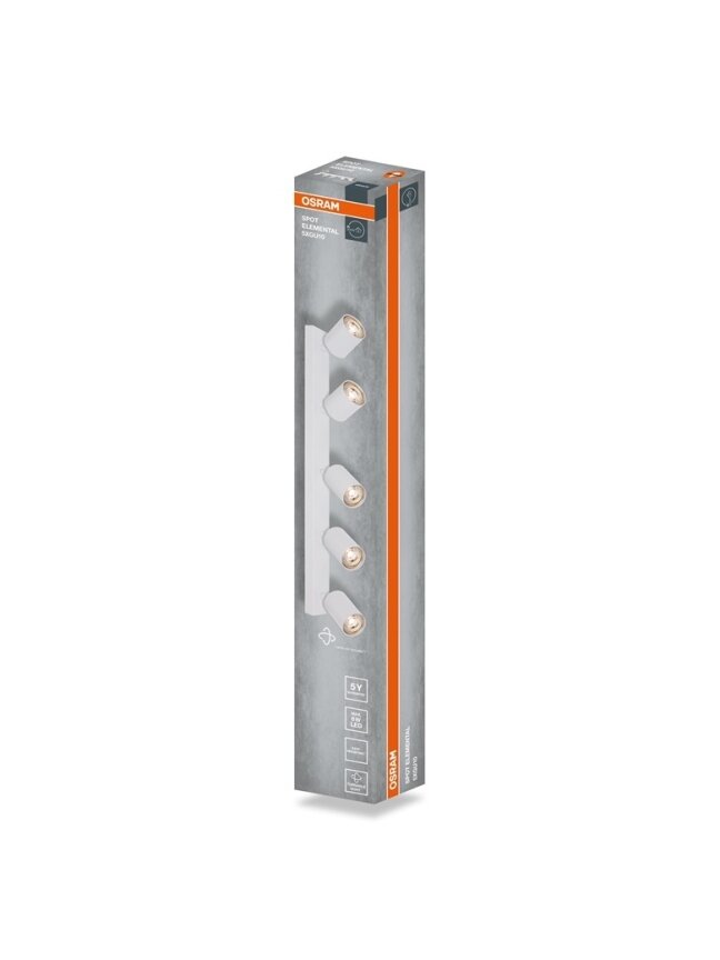 Šviestuvas kryptinis Osram, 5xGU10 baltas 2