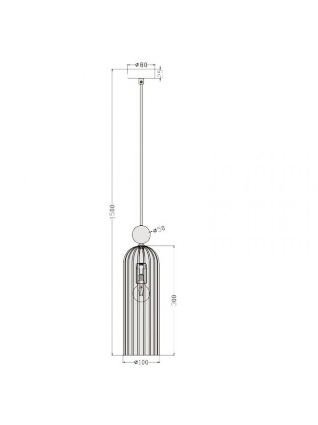 Šviestuvas lubų Light Prestige Piega, 40 W, E14 2