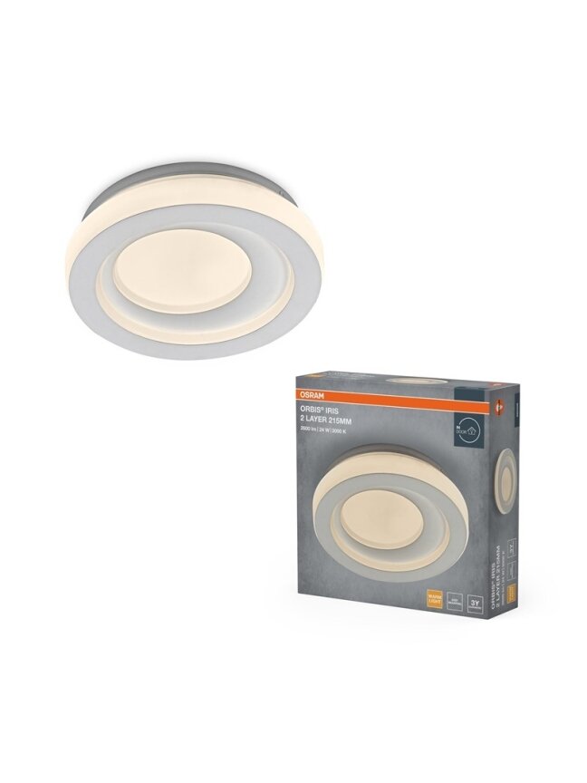 Šviestuvas lubų Osram, LED, 24W, 3000K, 1000lm, Ø215 1 Šviestuvas lubų Osram, LED, 24W, 3000K, 1000lm, Ø215 1