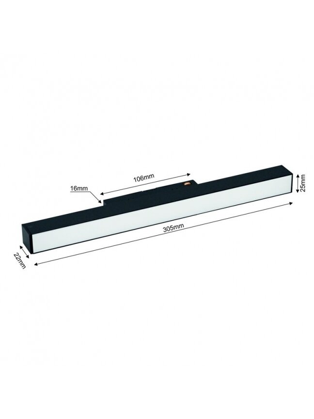 Šviestuvas Modoled Magnetic, 12 W, LED, 3000 - 6000 °K 1