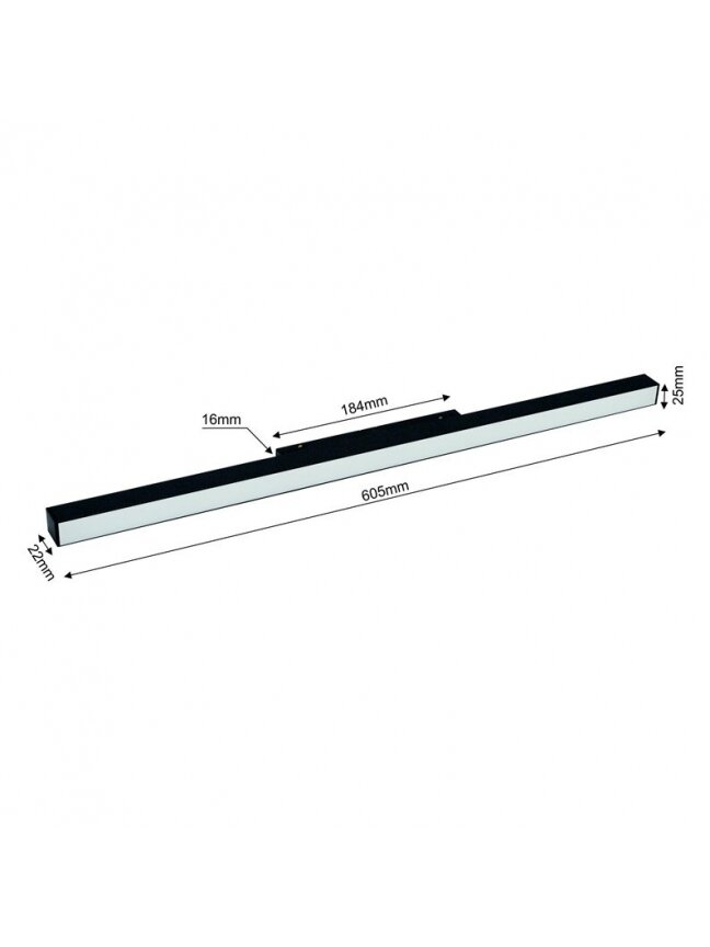 Šviestuvas Modoled Magnetic, 18 W, LED, 3000 - 6000 °K 1 Šviestuvas Modoled Magnetic, 18 W, LED, 3000 - 6000 °K 1