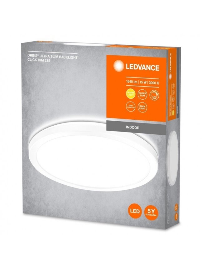 Šviestuvas plafonas Ledvance ORBIS ULTRA SLIM CLICKDIM, 15 W 1 Šviestuvas plafonas Ledvance ORBIS ULTRA SLIM CLICKDIM, 15 W 1