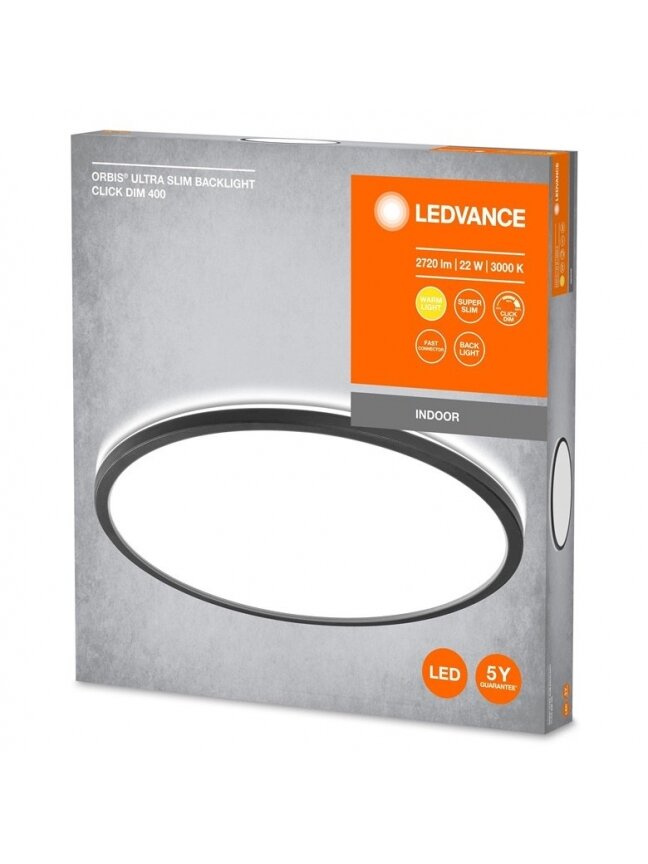 Šviestuvas plafonas Ledvance ORBIS ULTRA SLIM CLICKDIM, 22 W 1 Šviestuvas plafonas Ledvance ORBIS ULTRA SLIM CLICKDIM, 22 W 1