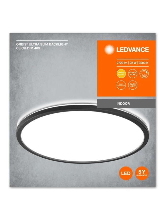 Šviestuvas plafonas Ledvance ORBIS ULTRA SLIM CLICKDIM, 22 W 2 Šviestuvas plafonas Ledvance ORBIS ULTRA SLIM CLICKDIM, 22 W 2