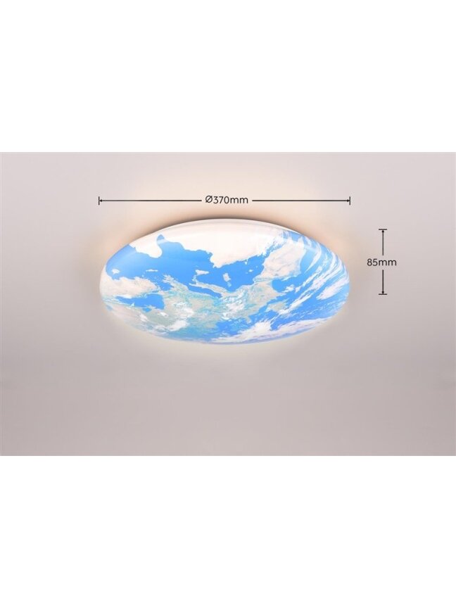 Šviestuvas plafonas Reality Terra R67471100, 15 W, 3000 °K 1 Šviestuvas plafonas Reality Terra R67471100, 15 W, 3000 °K 1