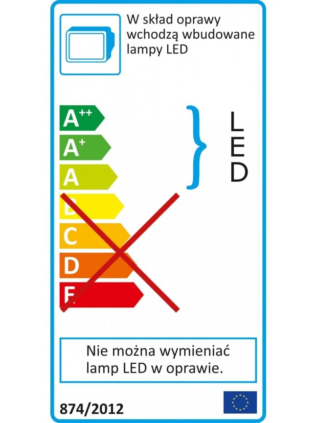 Šviestuvas SMD LED su judesio davikliu 30W 3000lm Yato 6
