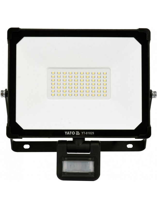 Šviestuvas SMD LED su judesio davikliu 50W 5000lm Yato