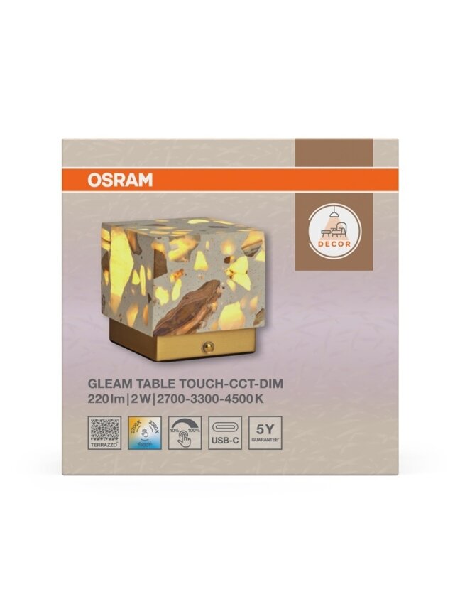 Šviestuvas stalo Osram, LED, 2W, 2700-4500K, 40lm. 1