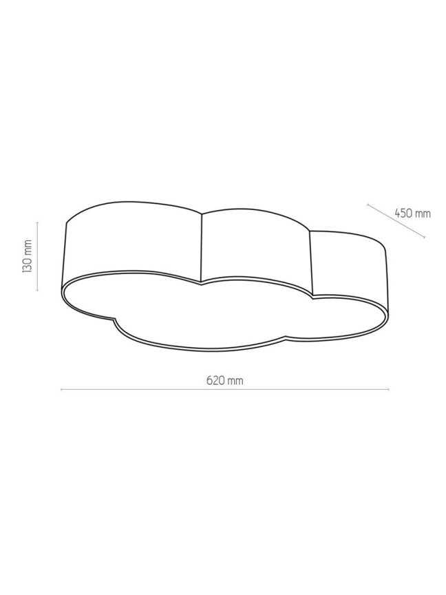 Šviestuvas TK LIGHTING CLOUD 6071, 4 × 15 W, E27 2