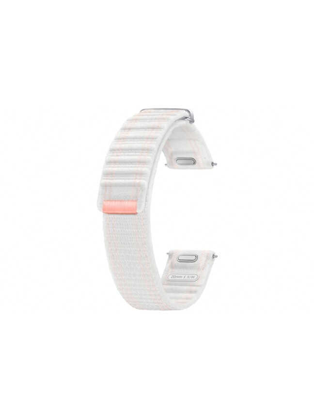 SVL30SWEGEU Fabric Band (S/M) Samsung Galaxy Watch7/Watch4, Pink White 2