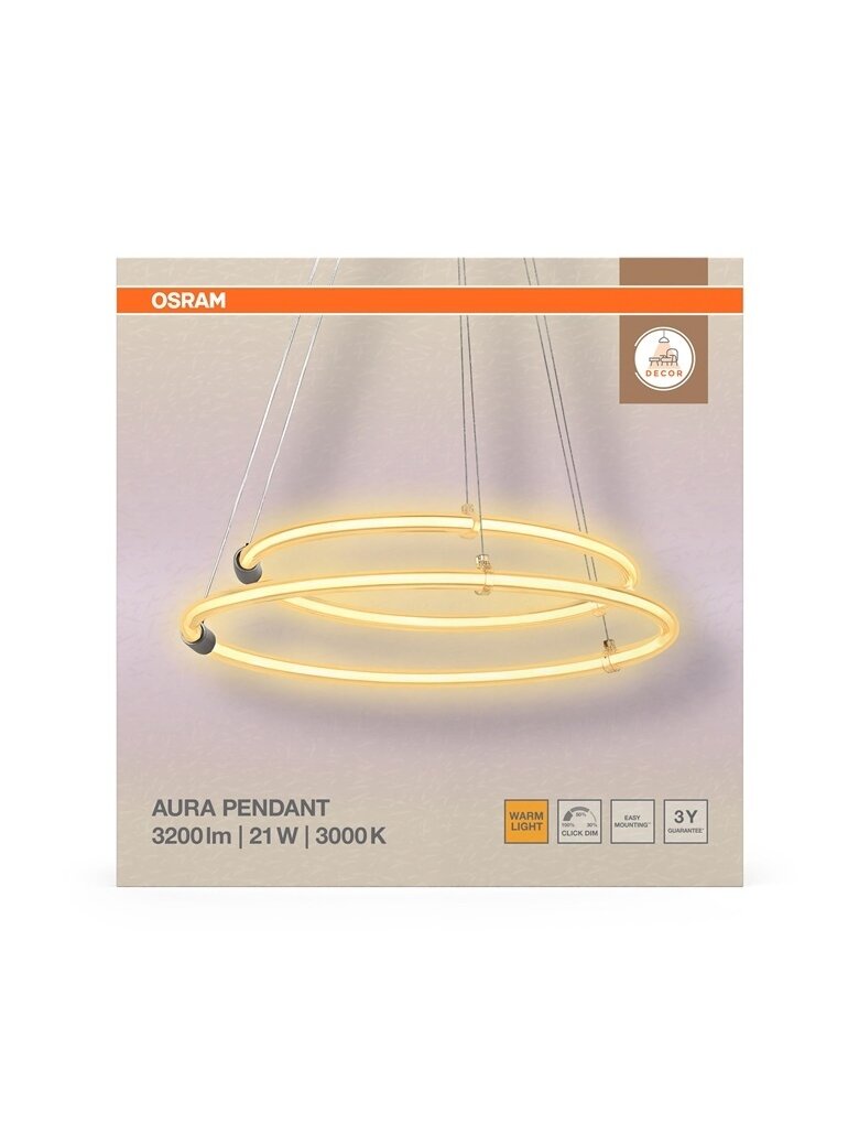 Šviestuvas lubų Osram, LED, 21W, 3000K, 2400lm 1 Šviestuvas lubų Osram, LED, 21W, 3000K, 2400lm 1