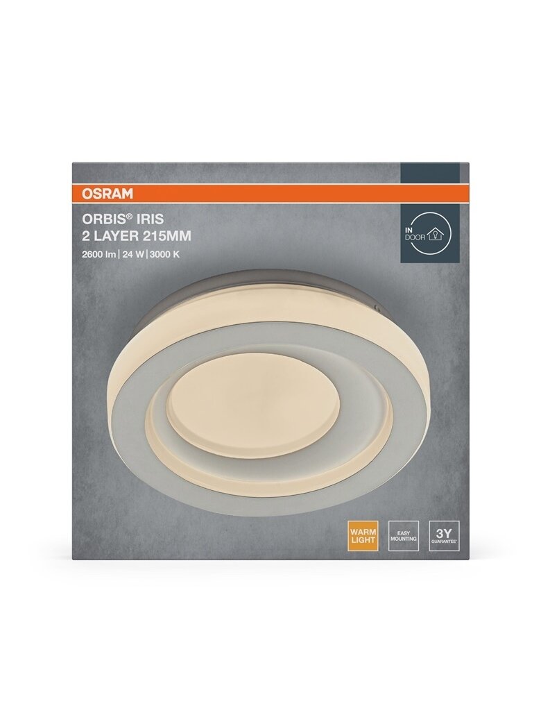 Šviestuvas lubų Osram, LED, 24W, 3000K, 1000lm, Ø215 2