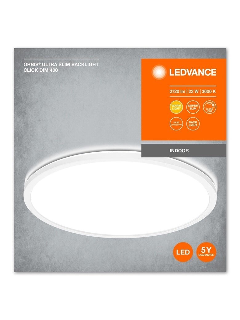 Šviestuvas plafonas Ledvance ORBIS ULTRA SLIM CLICKDIM, 22 W 2