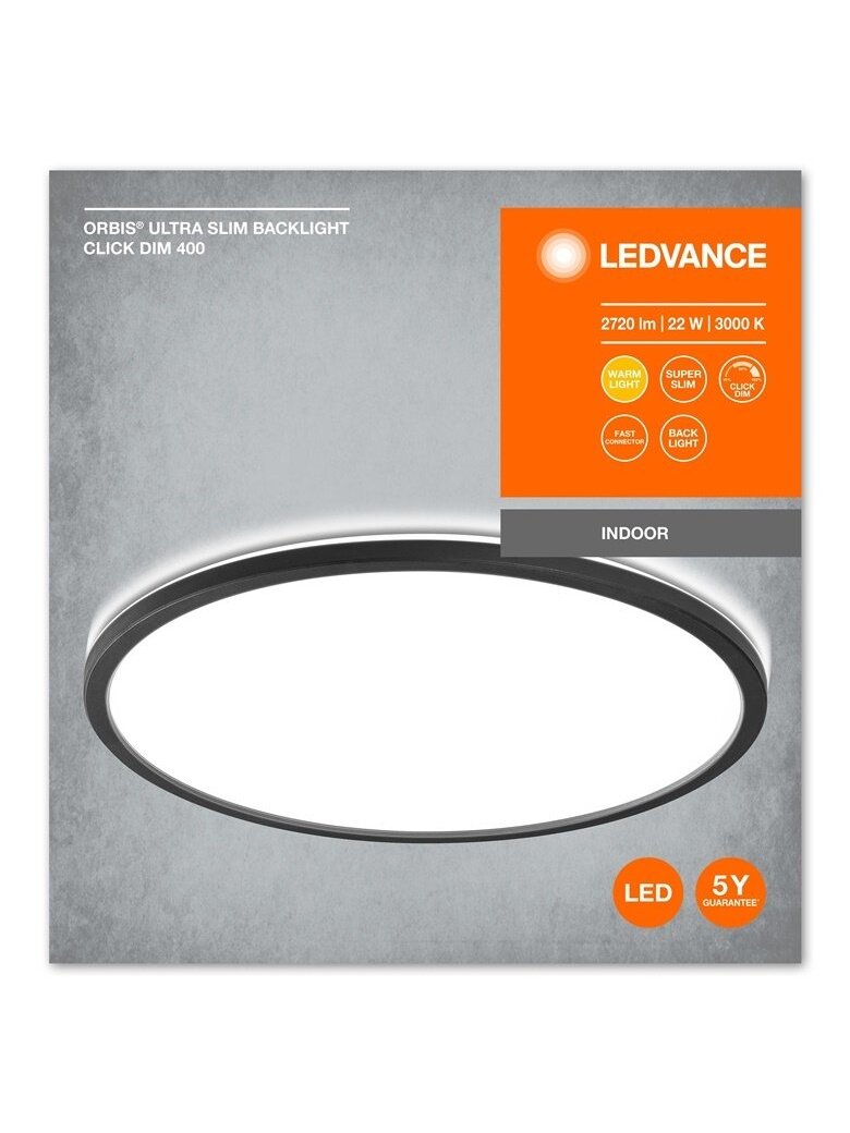 Šviestuvas plafonas Ledvance ORBIS ULTRA SLIM CLICKDIM, 22 W 2